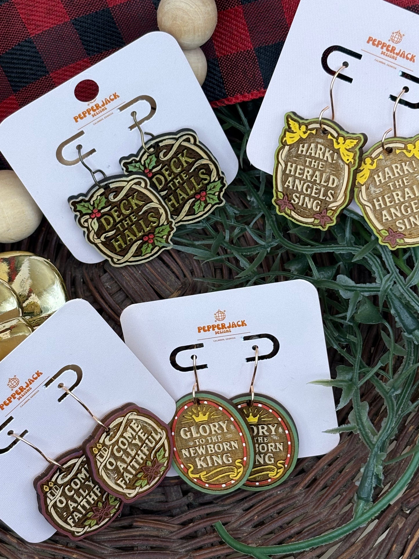 Christmas Carols Earrings