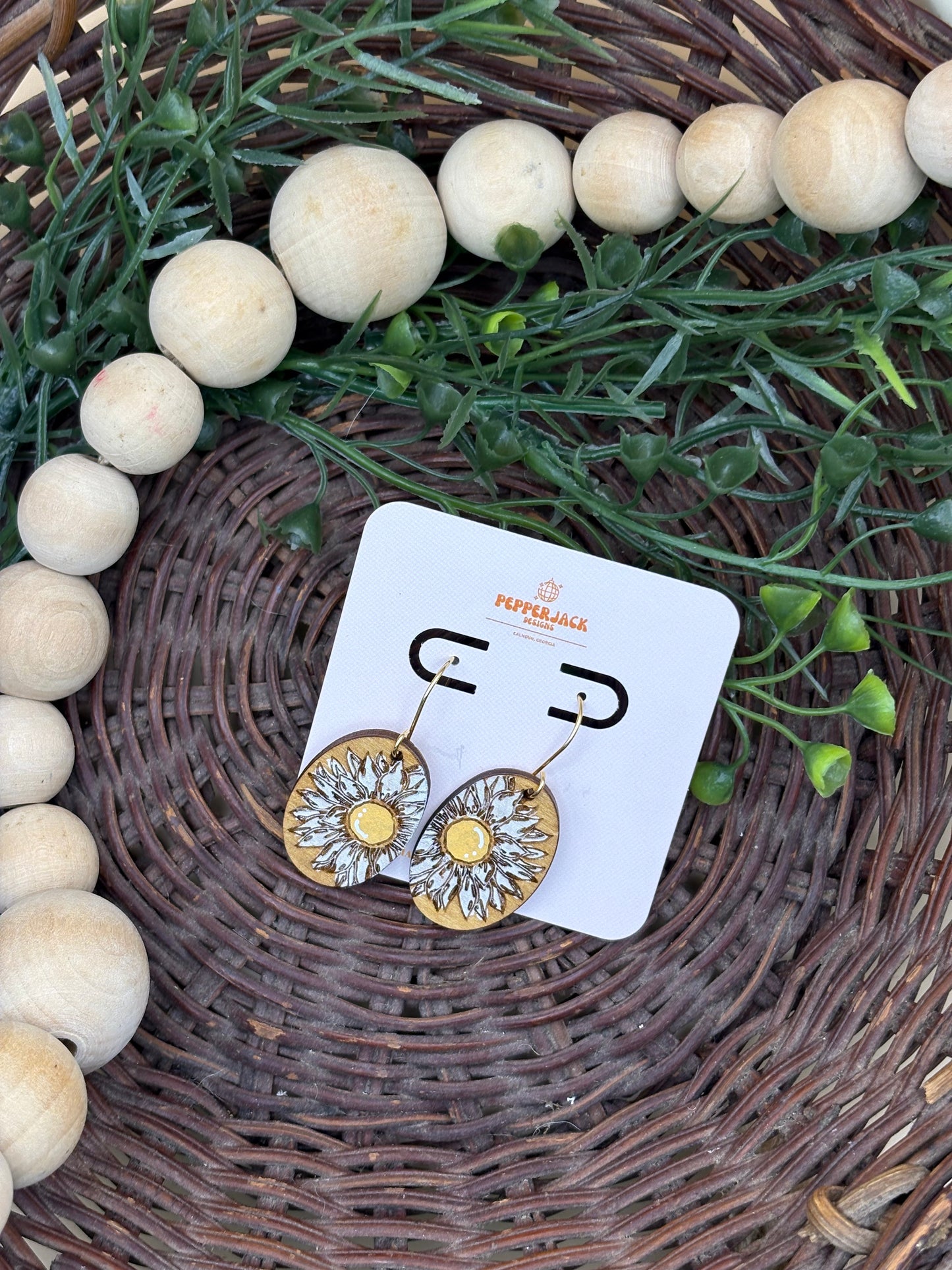 Sunflower/Daisy Earrings