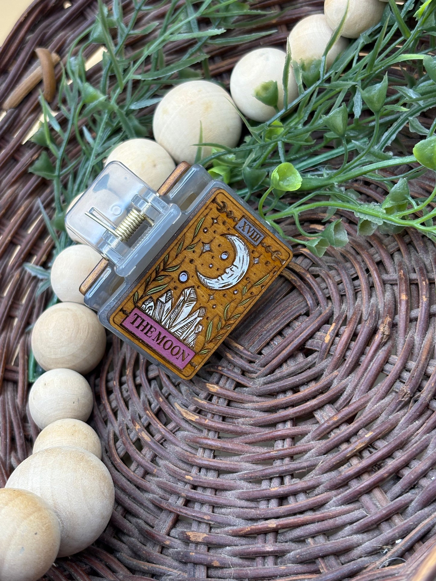 The Moon Tarot Card Hair/Claw Clip