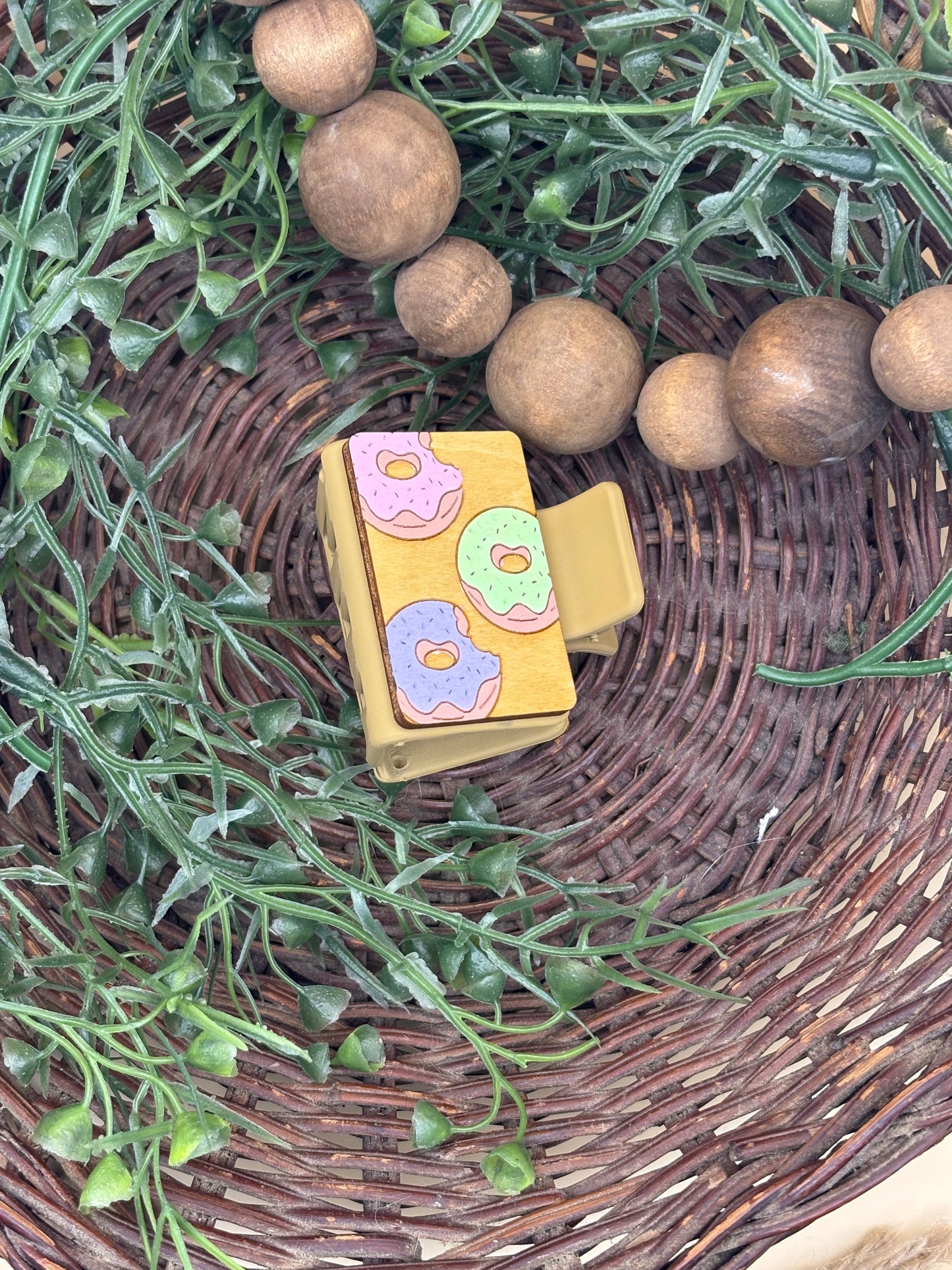 Donuts Hair/Claw Clip