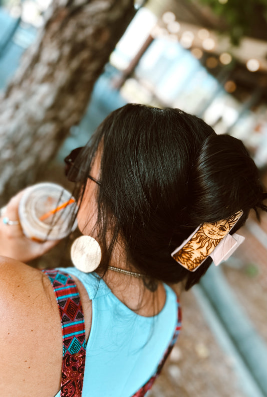 Celestial Sun Claw Clip