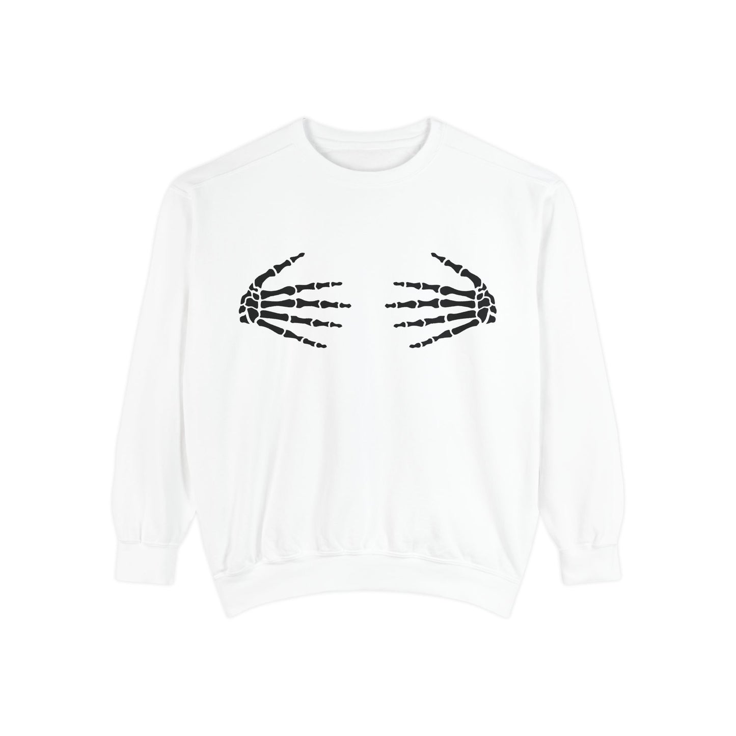 Fun Skeleton Hands Copping A Feel Sweatshirt | Perfect for Halloween, Casual Wear, Unique Gift Idea | Halloween Crewneck | Funny Halloween