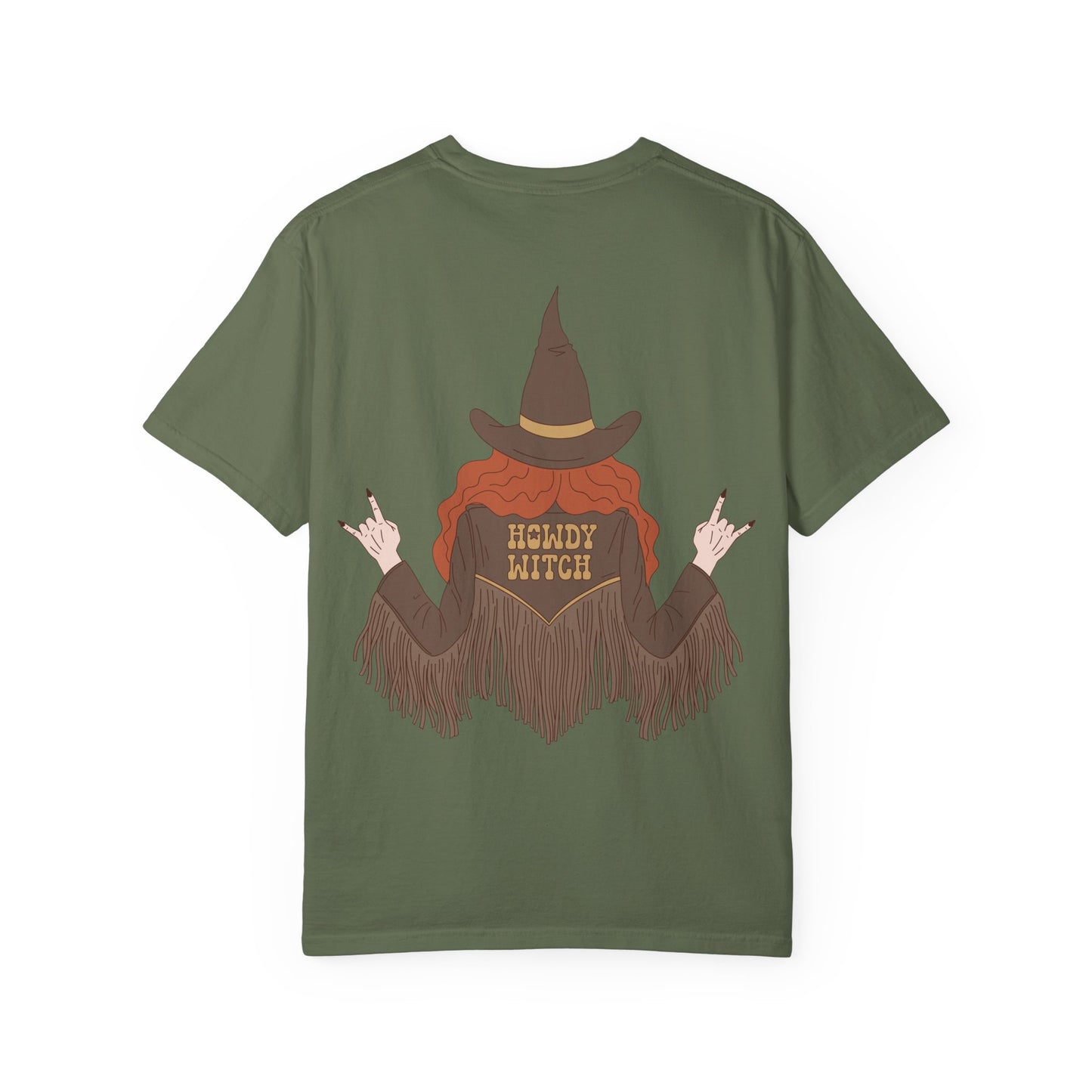 Howdy Witch Unisex T-Shirt, Witchy Apparel, Comfort Colors T-Shirt, Gift for Witches, Casual Witch Clothing | Halloween T-Shirt