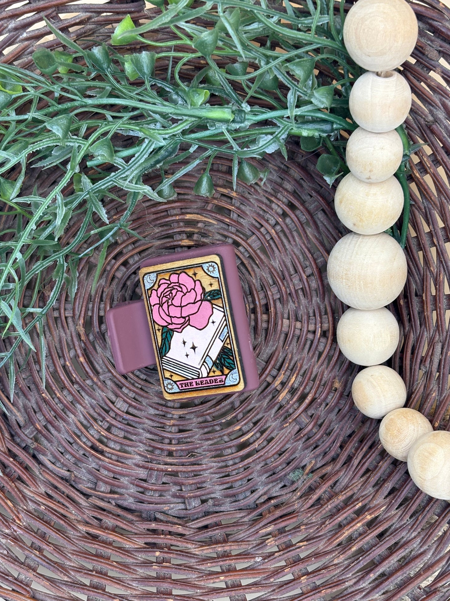 The Reader Tarot Card Mini Hair/Claw Clip