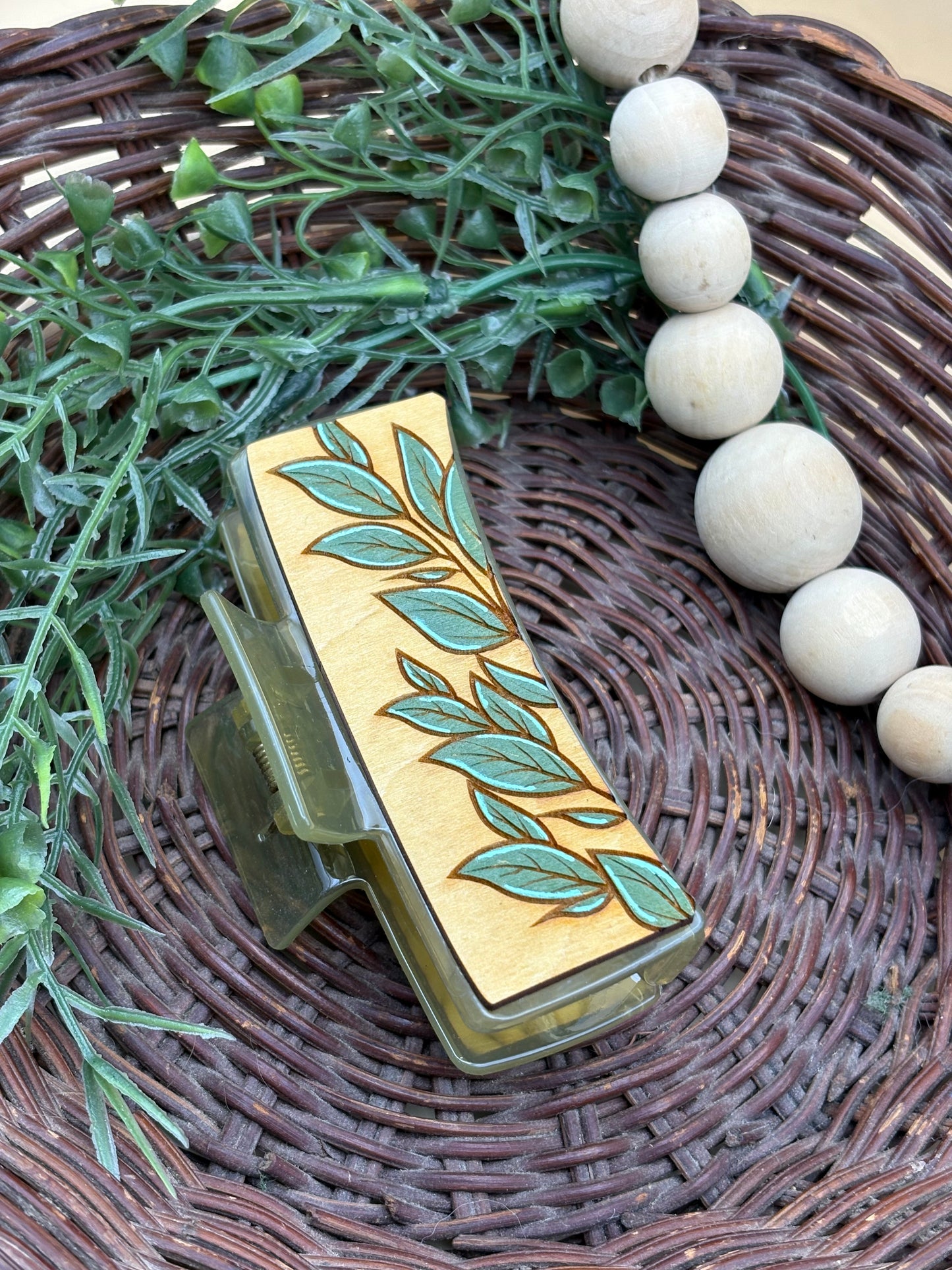 Leaf Stem Hair/Claw Clips