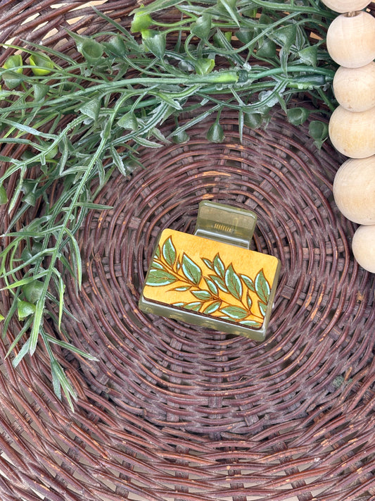 Leaf Stem Hair/Claw Clips