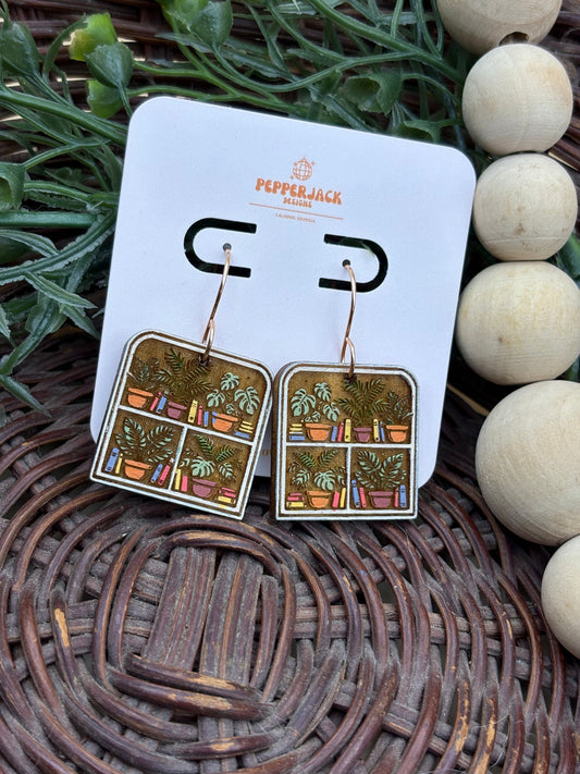 Greenery Shelf Earrings