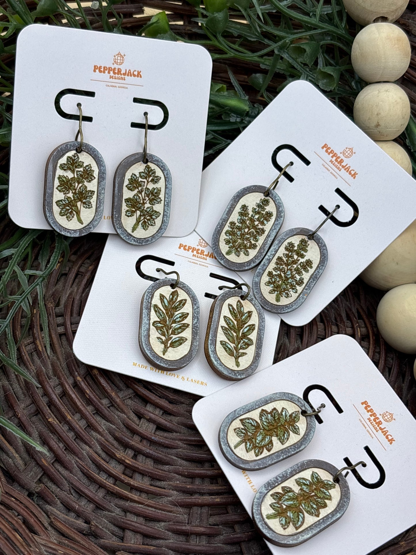 Herb Earrings