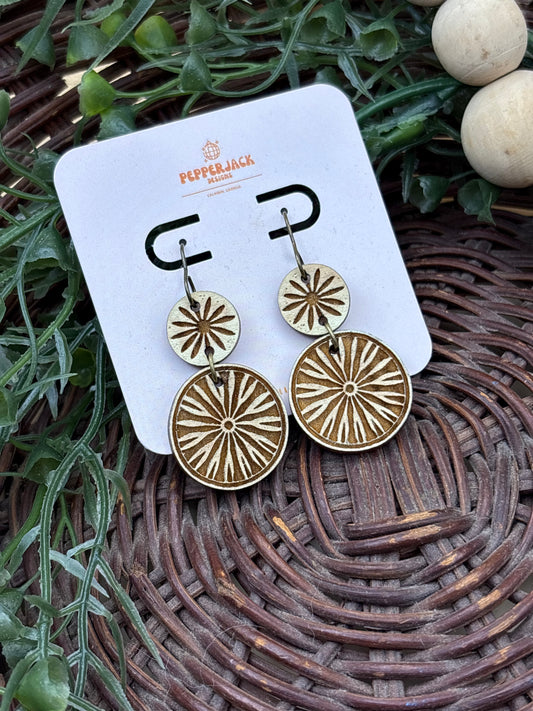 Boho Medallion Style Earrings