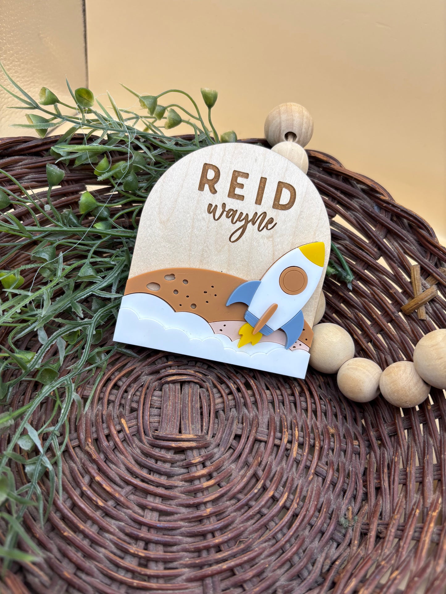 Custom Outer Space Name Sign