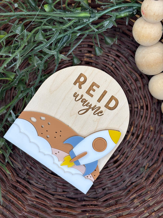Custom Outer Space Name Sign