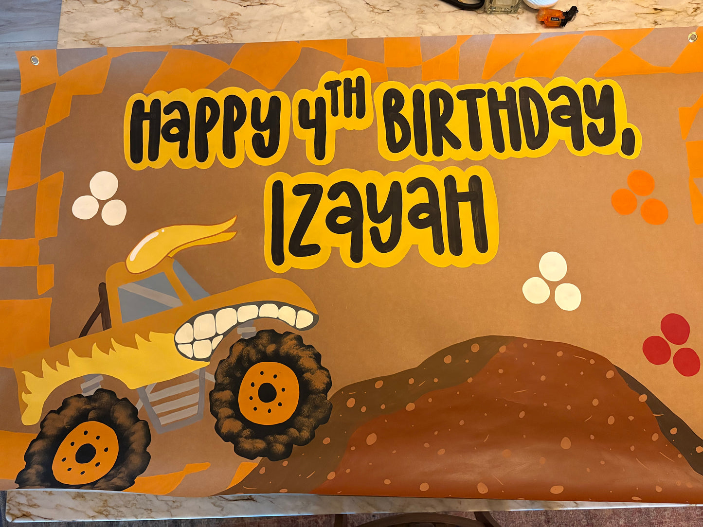Custom Hand-Painted Birthday Banners