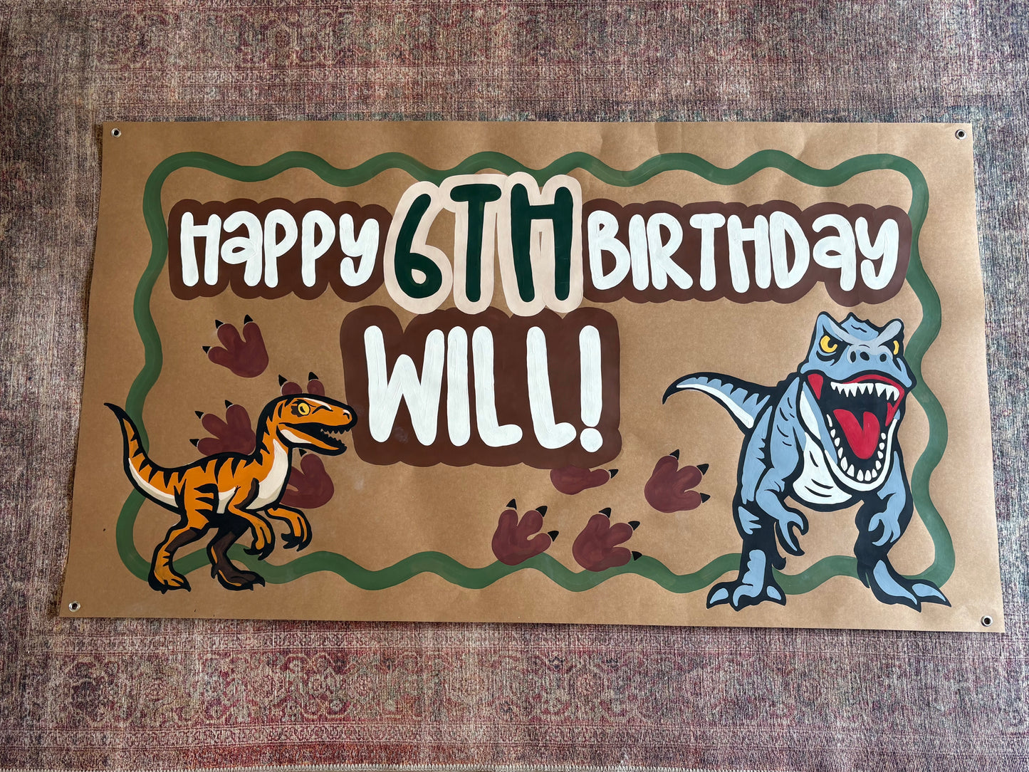 Custom Hand-Painted Birthday Banners
