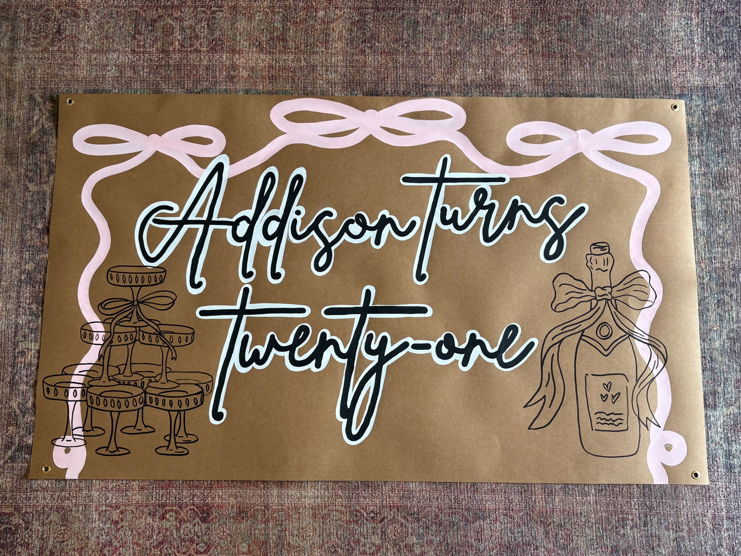 Custom Hand-Painted Birthday Banners