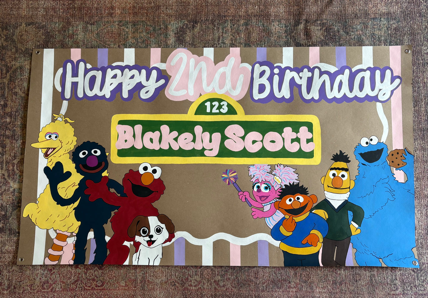 Custom Hand-Painted Birthday Banners