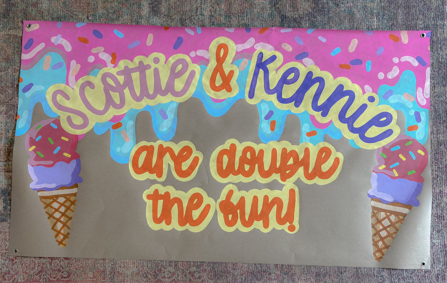 Custom Hand-Painted Birthday Banners