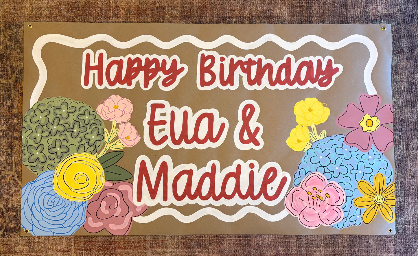 Custom Hand-Painted Birthday Banners