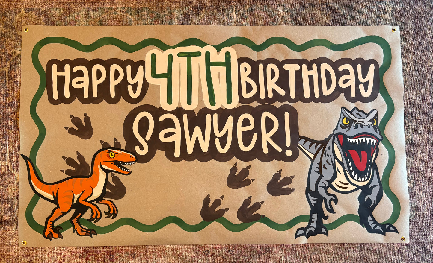Custom Hand-Painted Birthday Banners