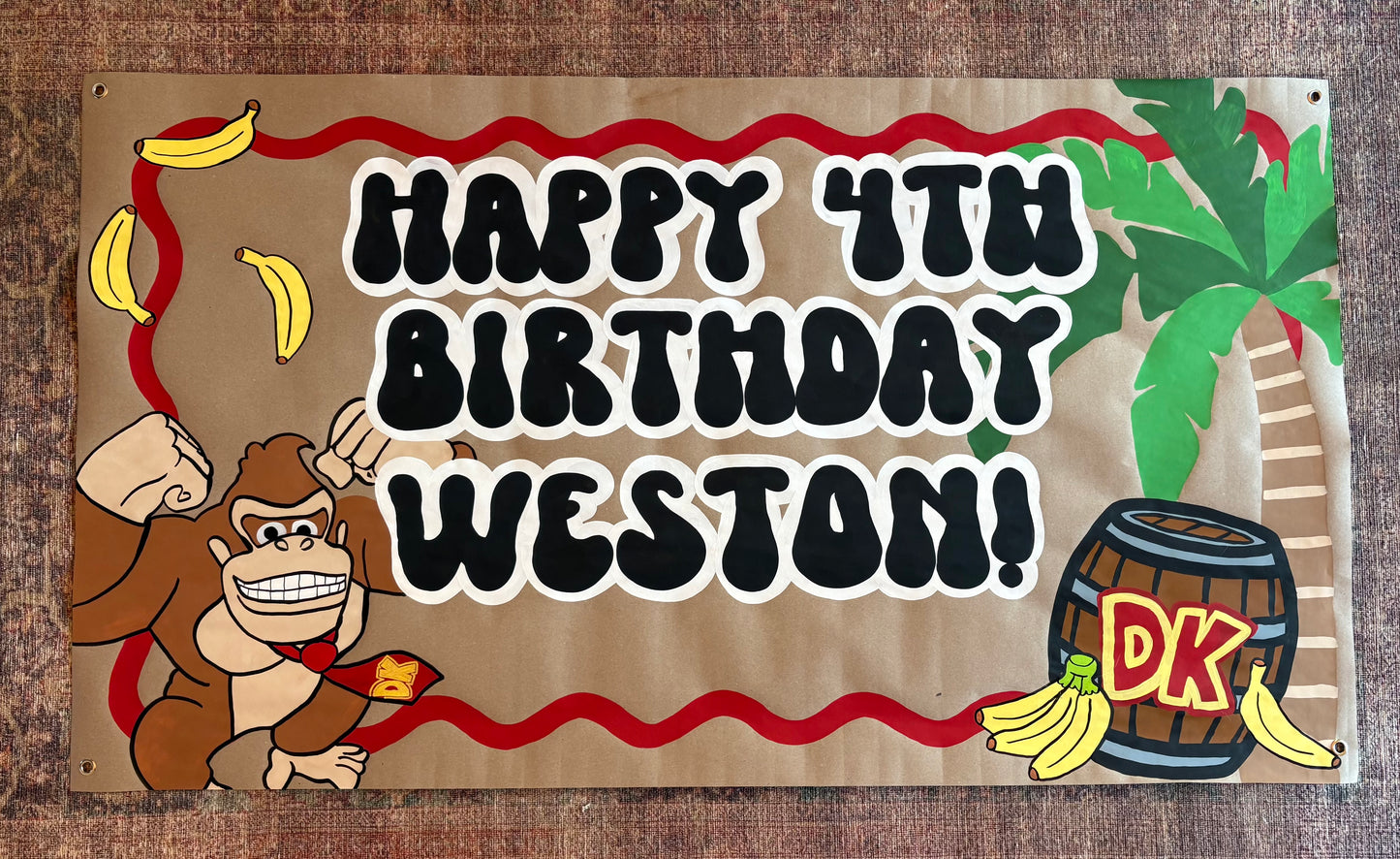 Custom Hand-Painted Birthday Banners