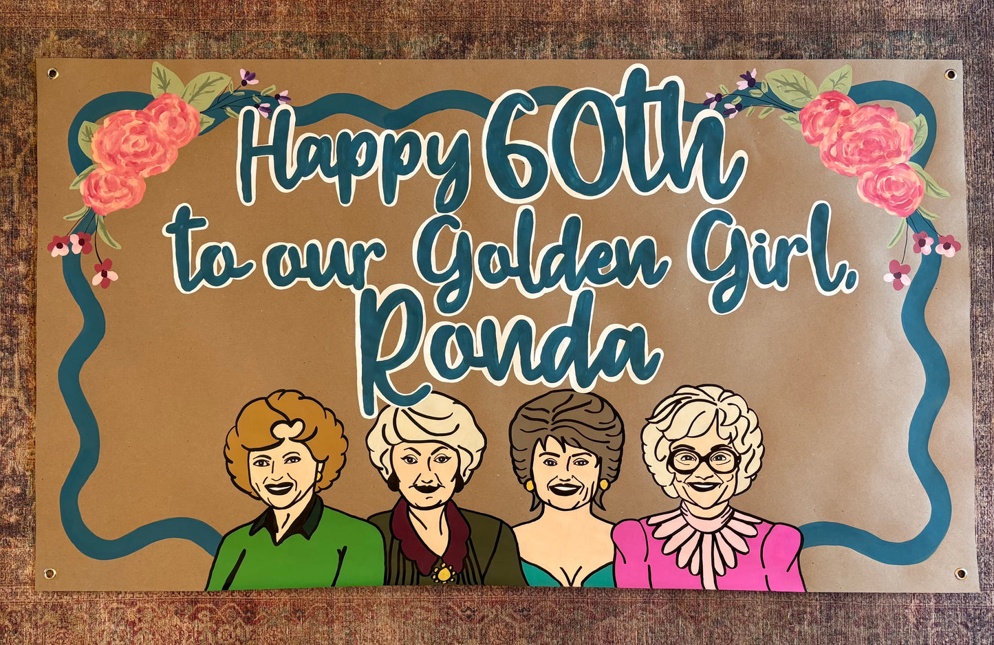 Custom Hand-Painted Birthday Banners