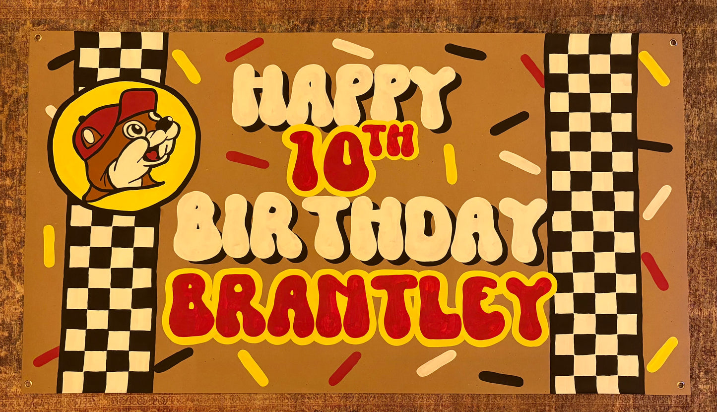 Custom Hand-Painted Birthday Banners