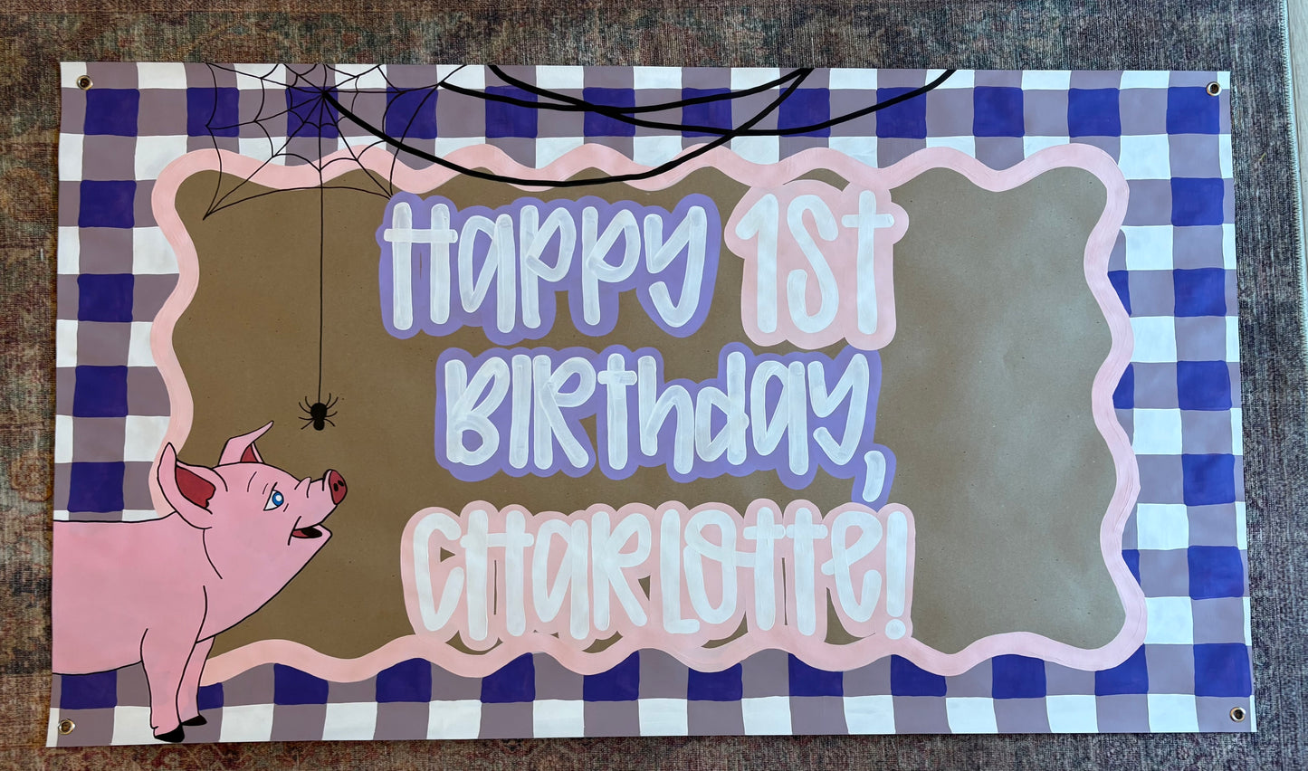 Custom Hand-Painted Birthday Banners