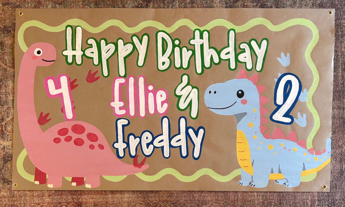 Custom Hand-Painted Birthday Banners