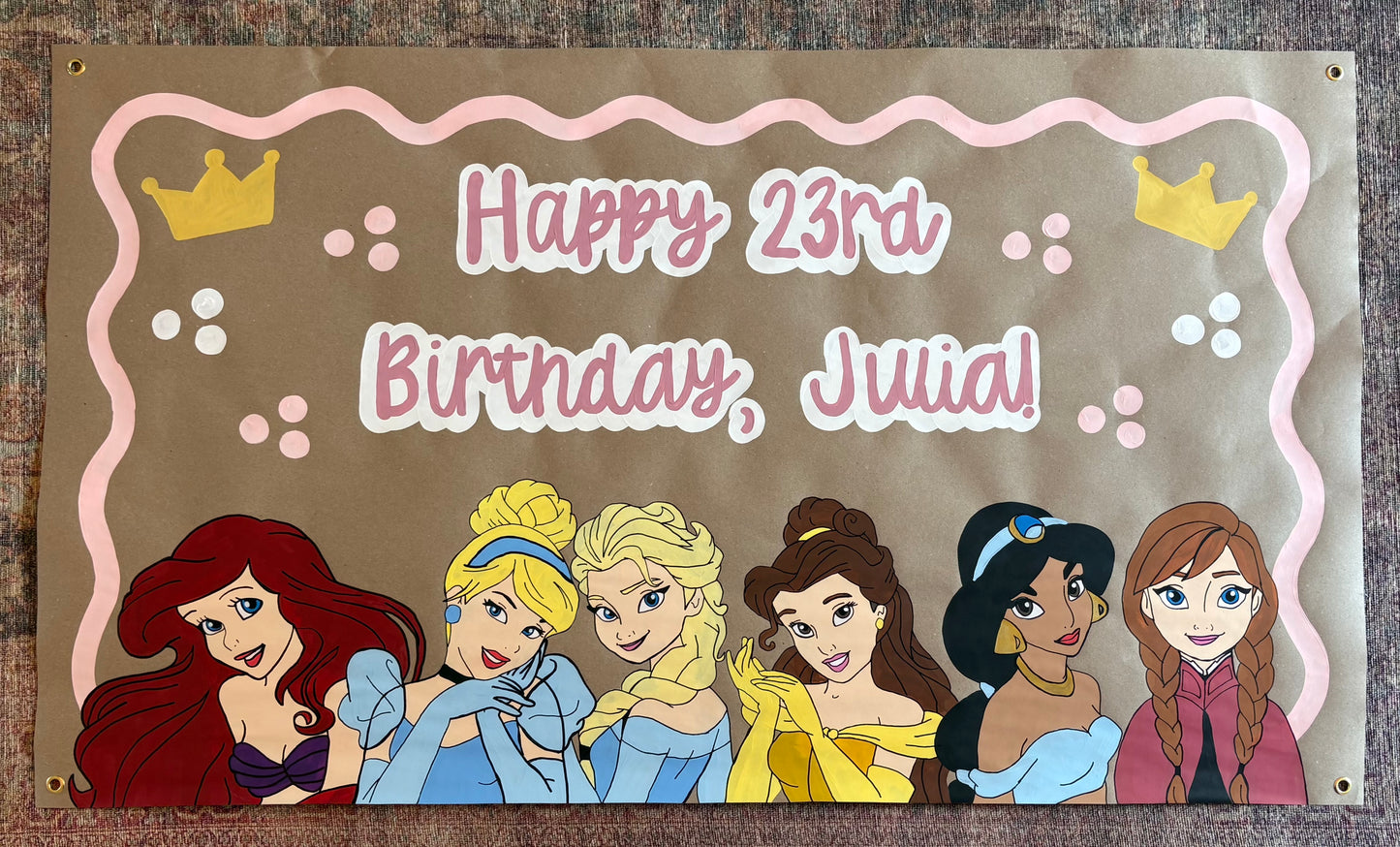 Custom Hand-Painted Birthday Banners