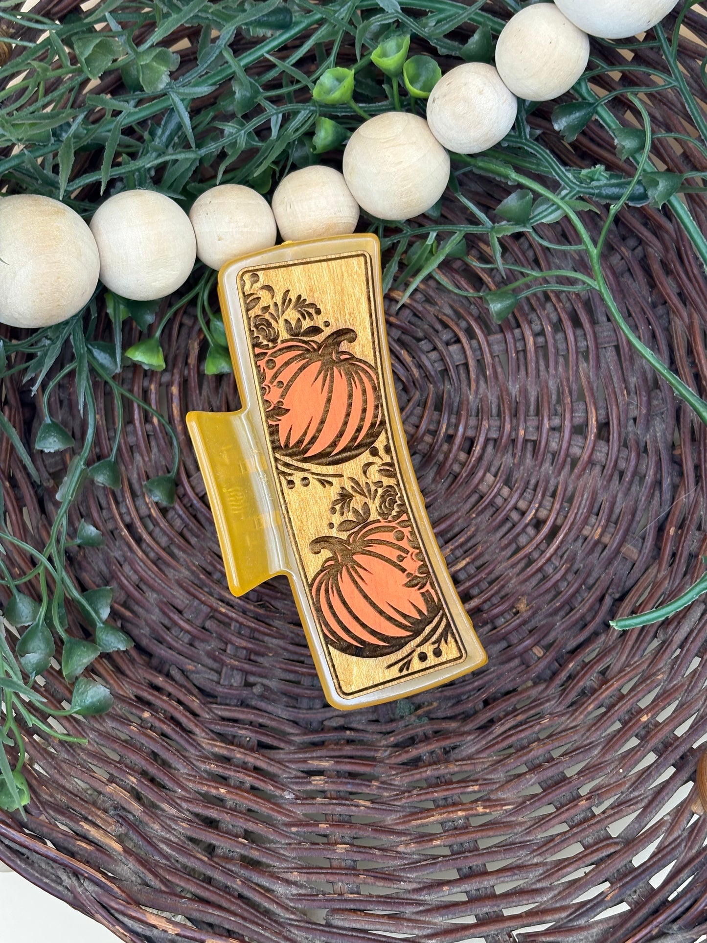 Pumpkin Hair/Claw Clip
