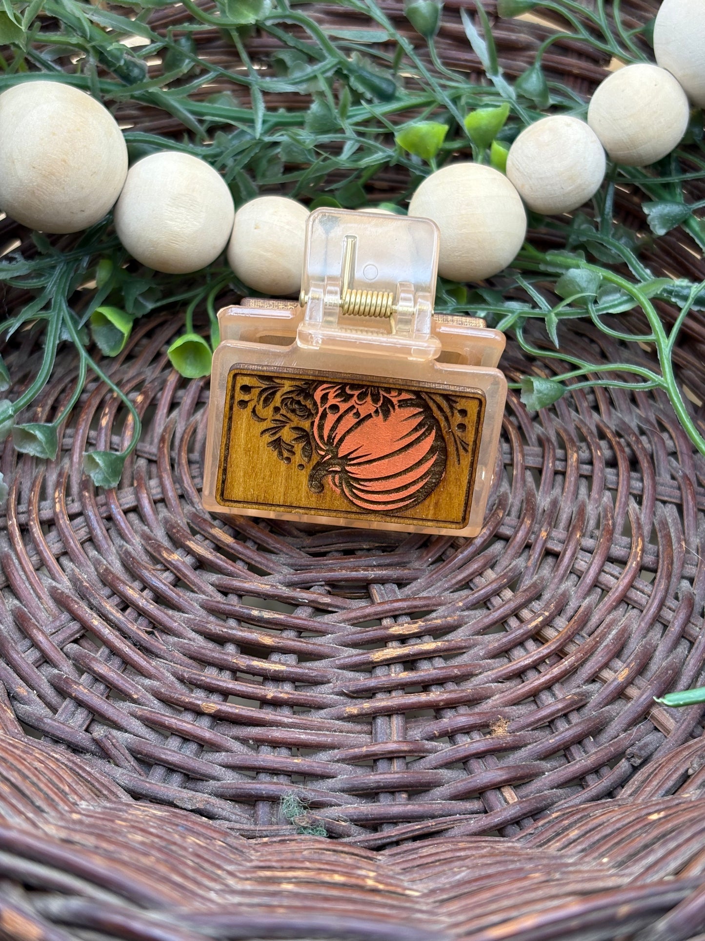 Pumpkin Hair/Claw Clip