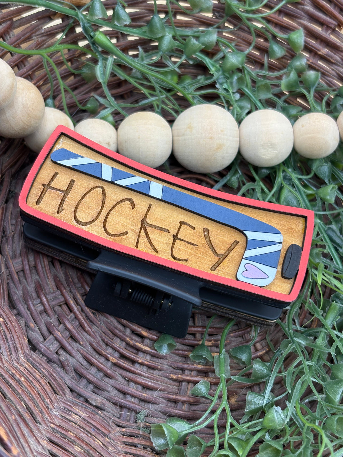 Hockey Claw Clip