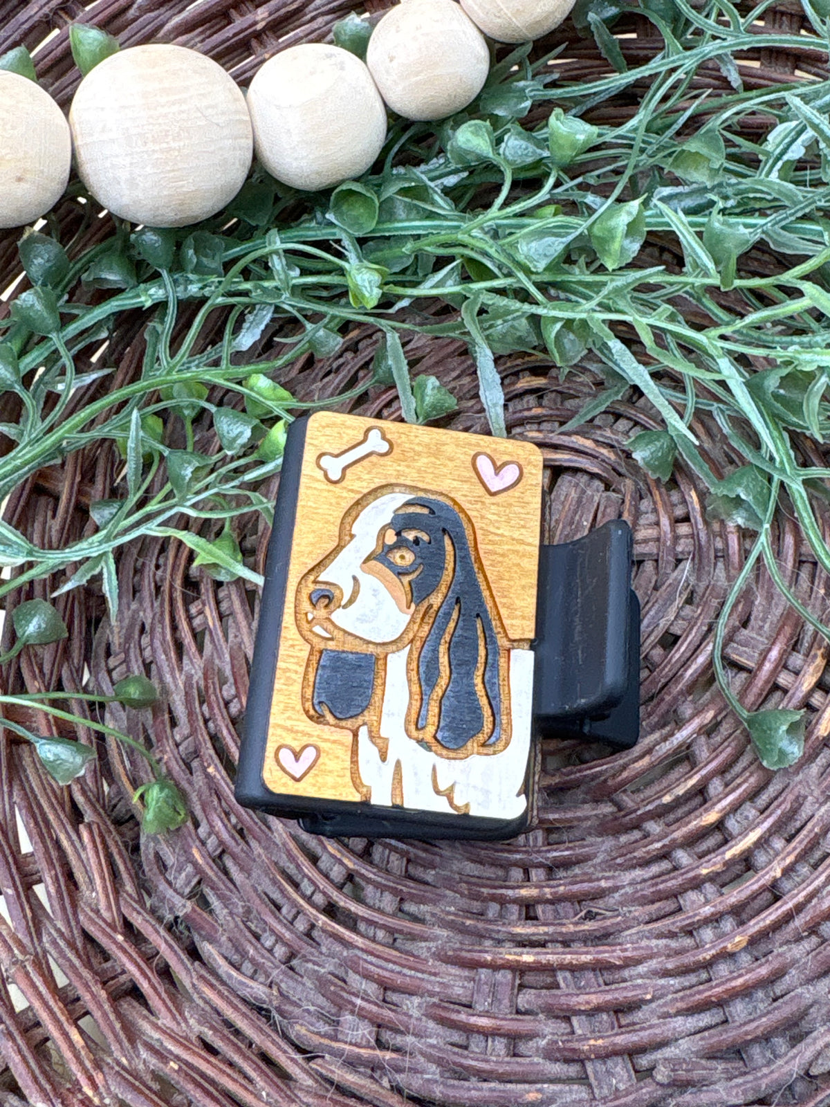 Basset Hound Claw Clip