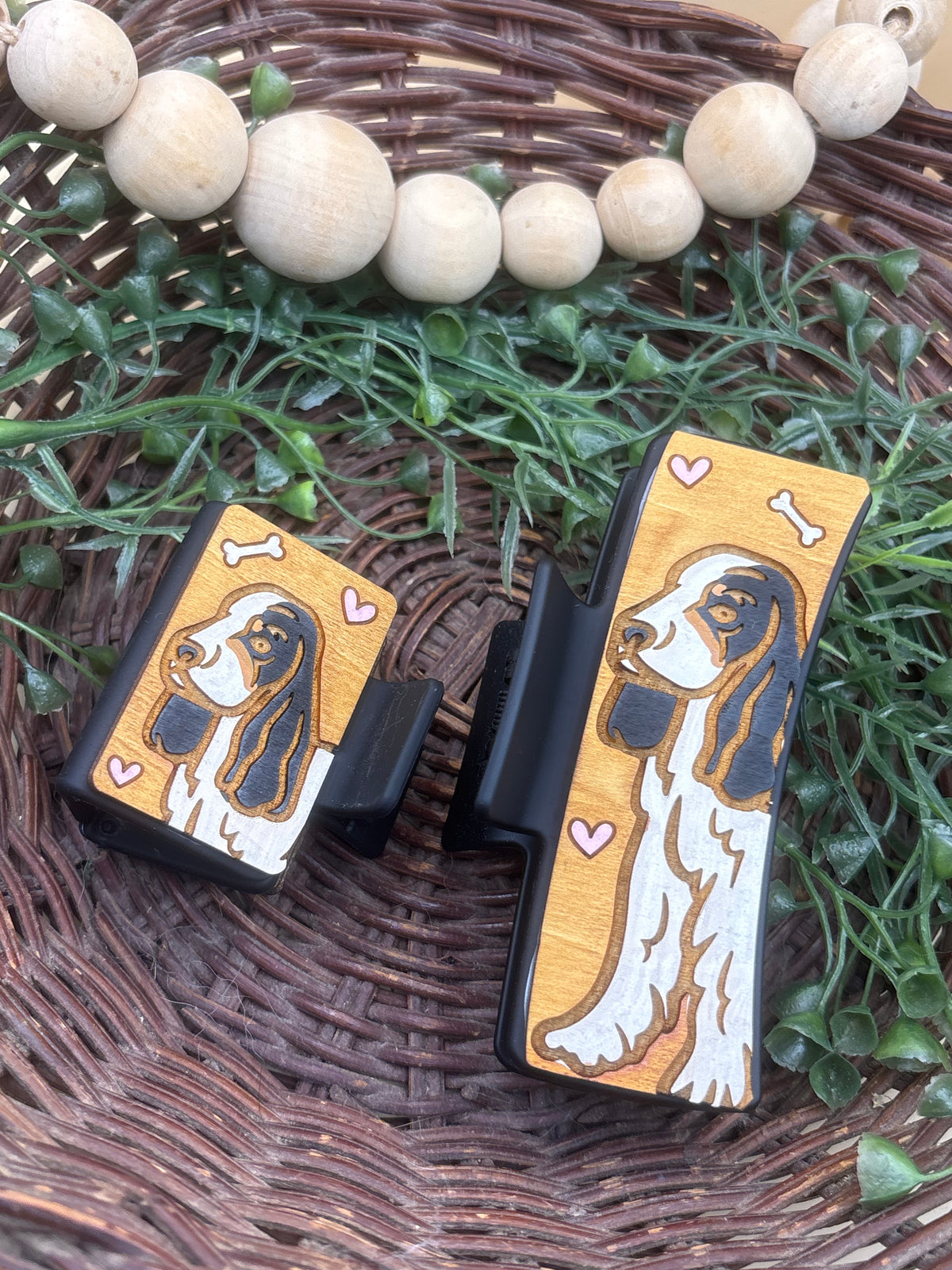 Basset Hound Claw Clip