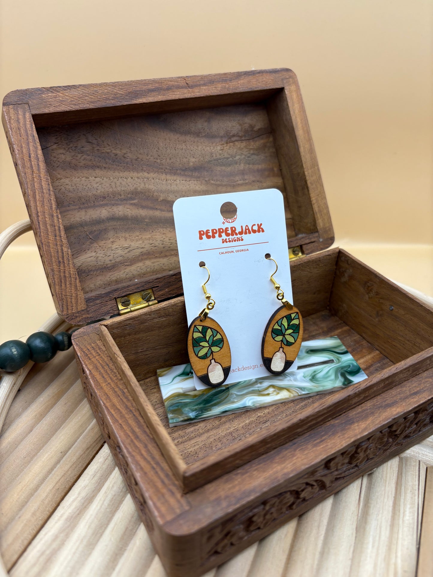 House Plant Earrings - Plant 2