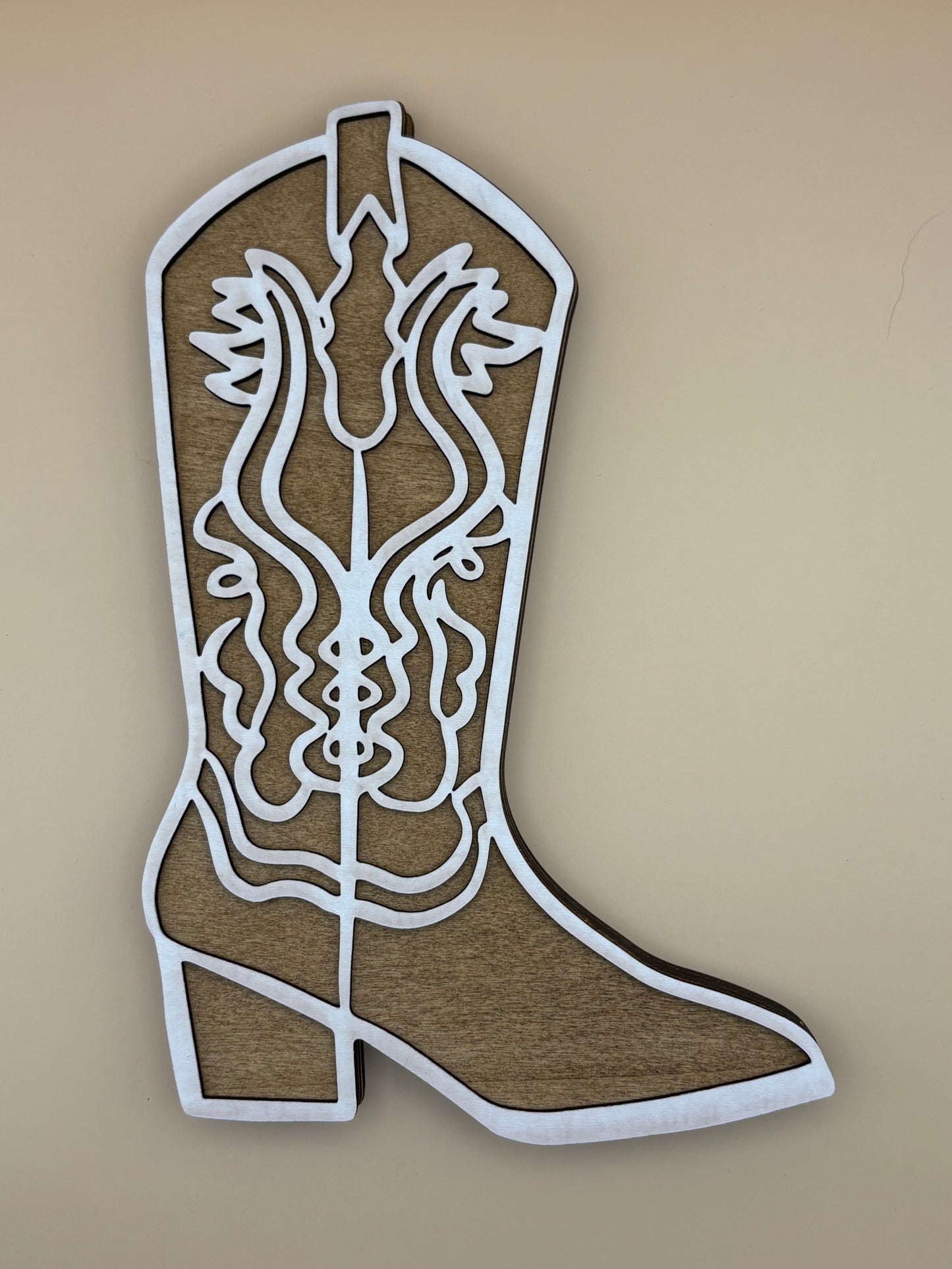 Cowboy Boot Wall Vase
