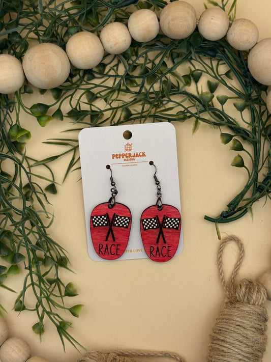 Race Dangle Earrings