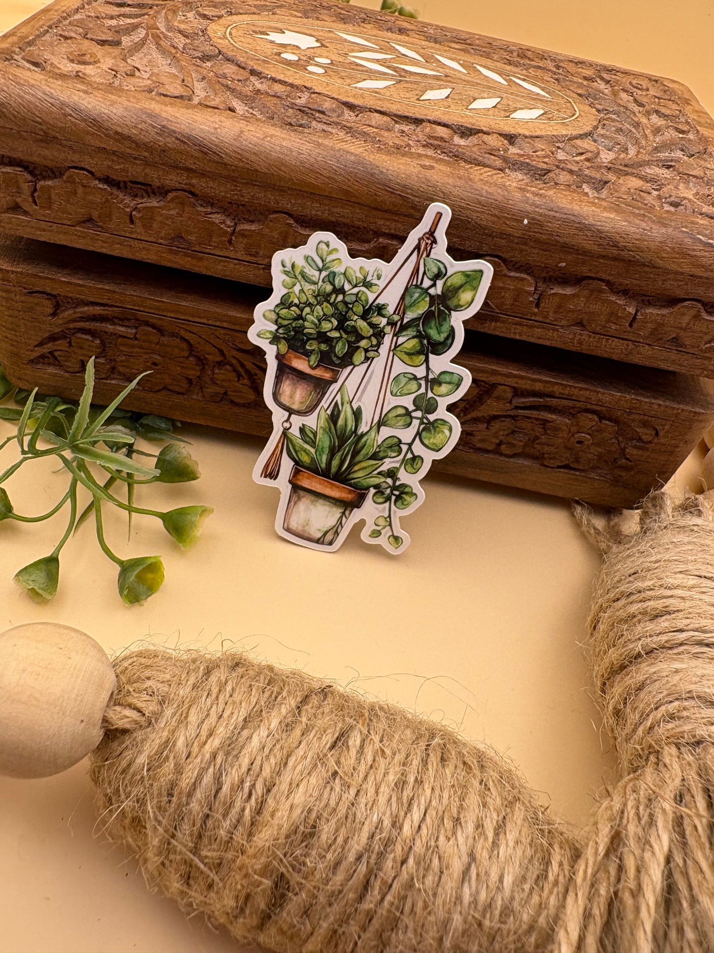 Hanging Plants Sticker