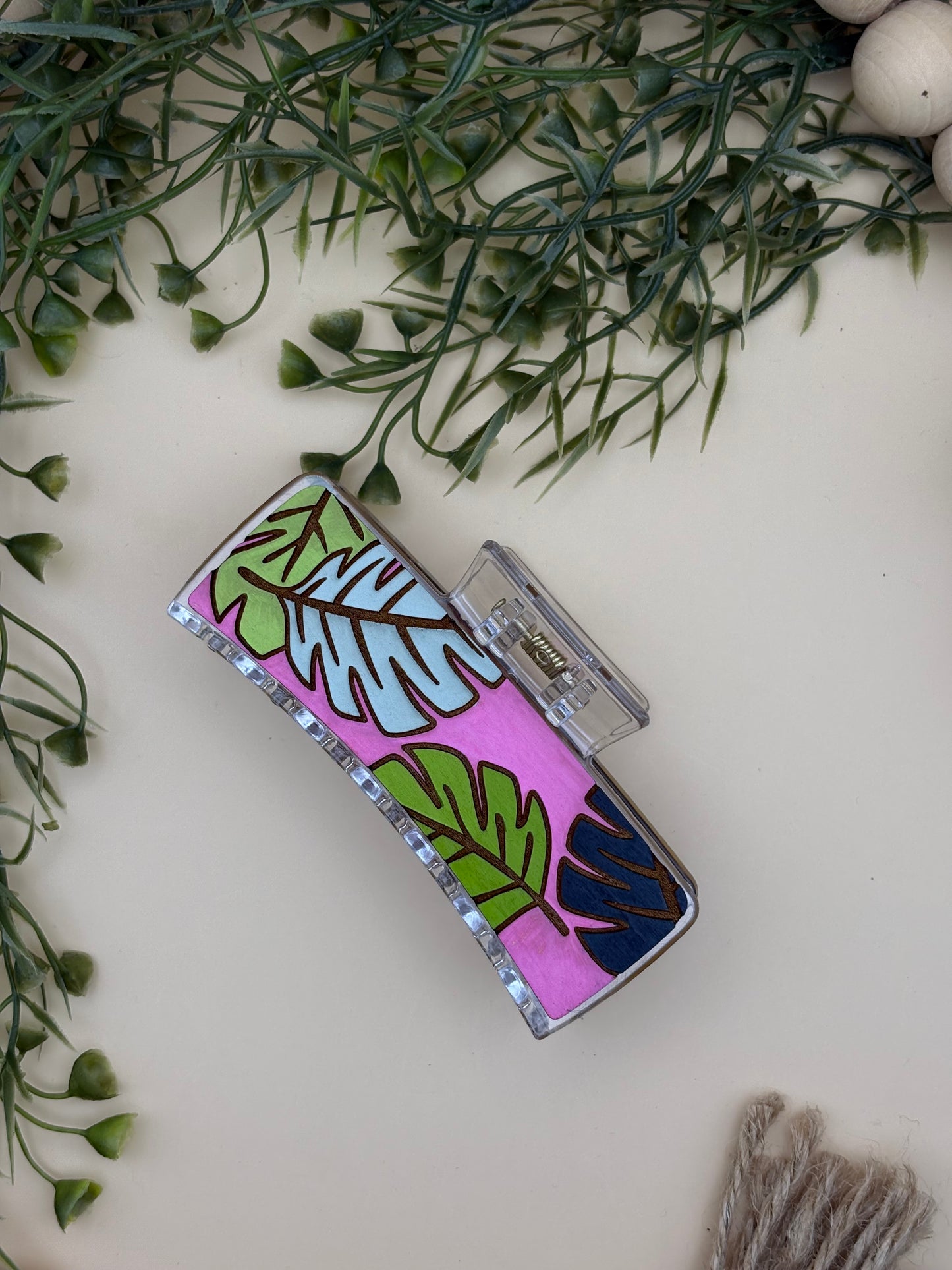Monstera Claw Clip
