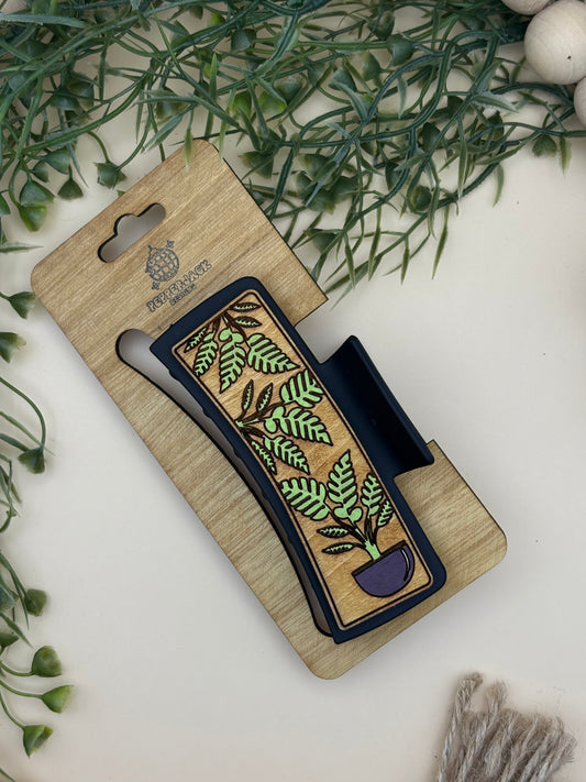 Potted Fern Claw Clip