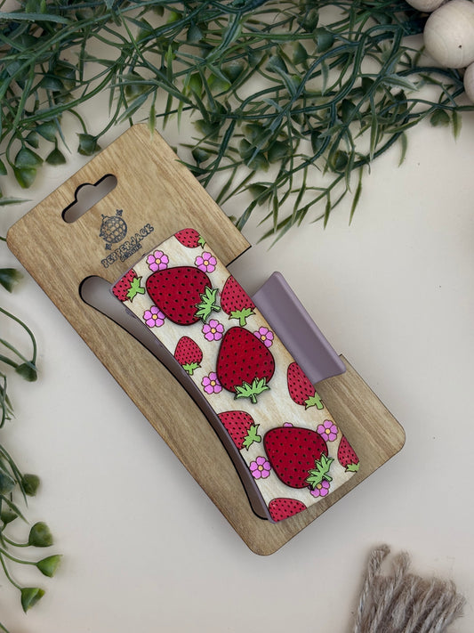 Strawberry Claw Clip