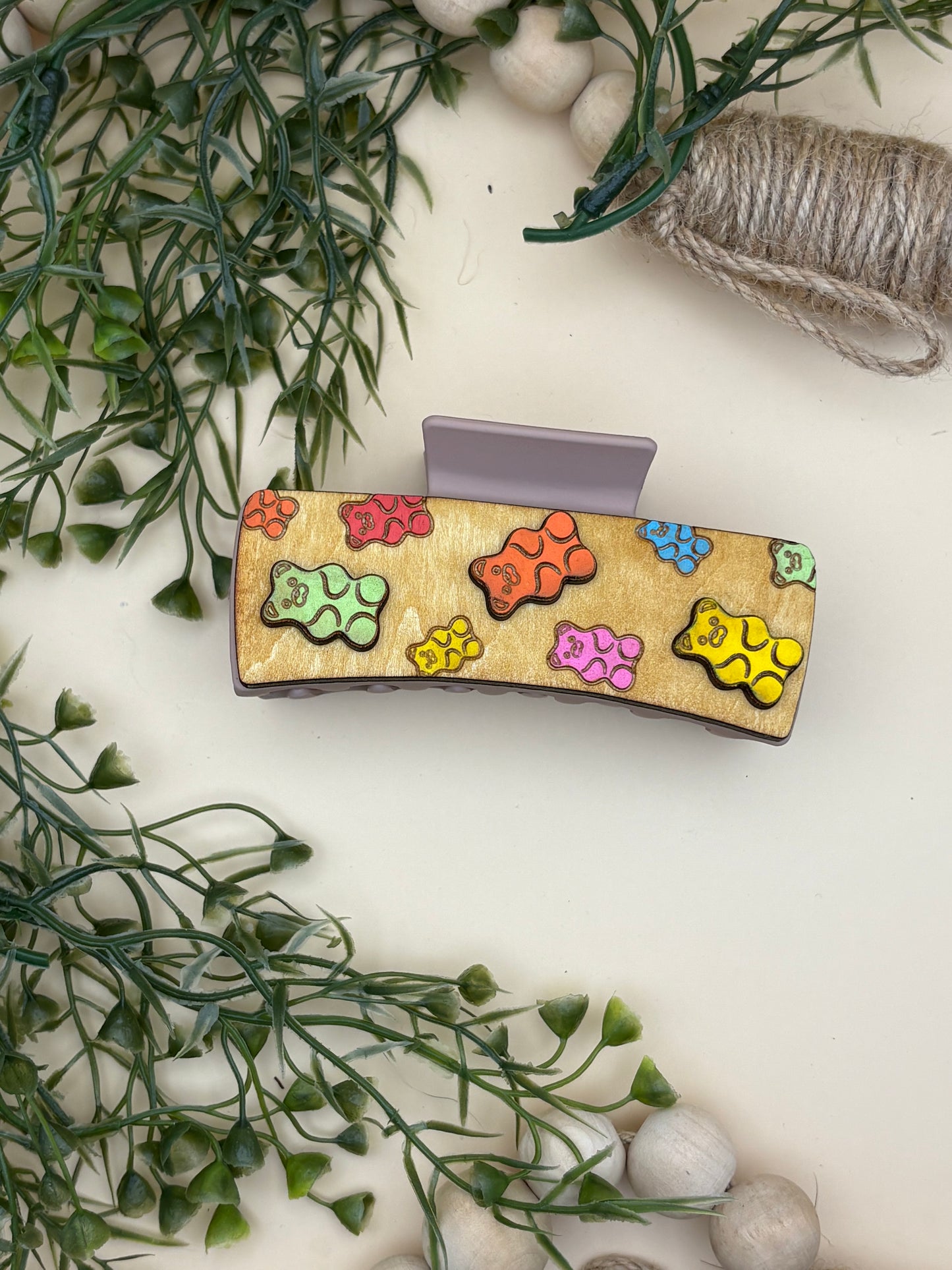 Gummy Bear Claw Clip