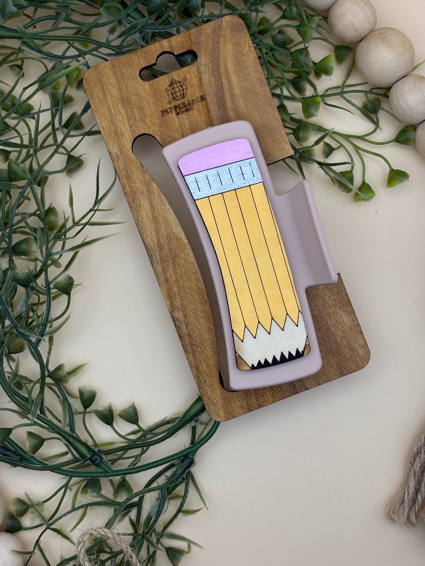 Pencil Hair Clip/Claw Clip