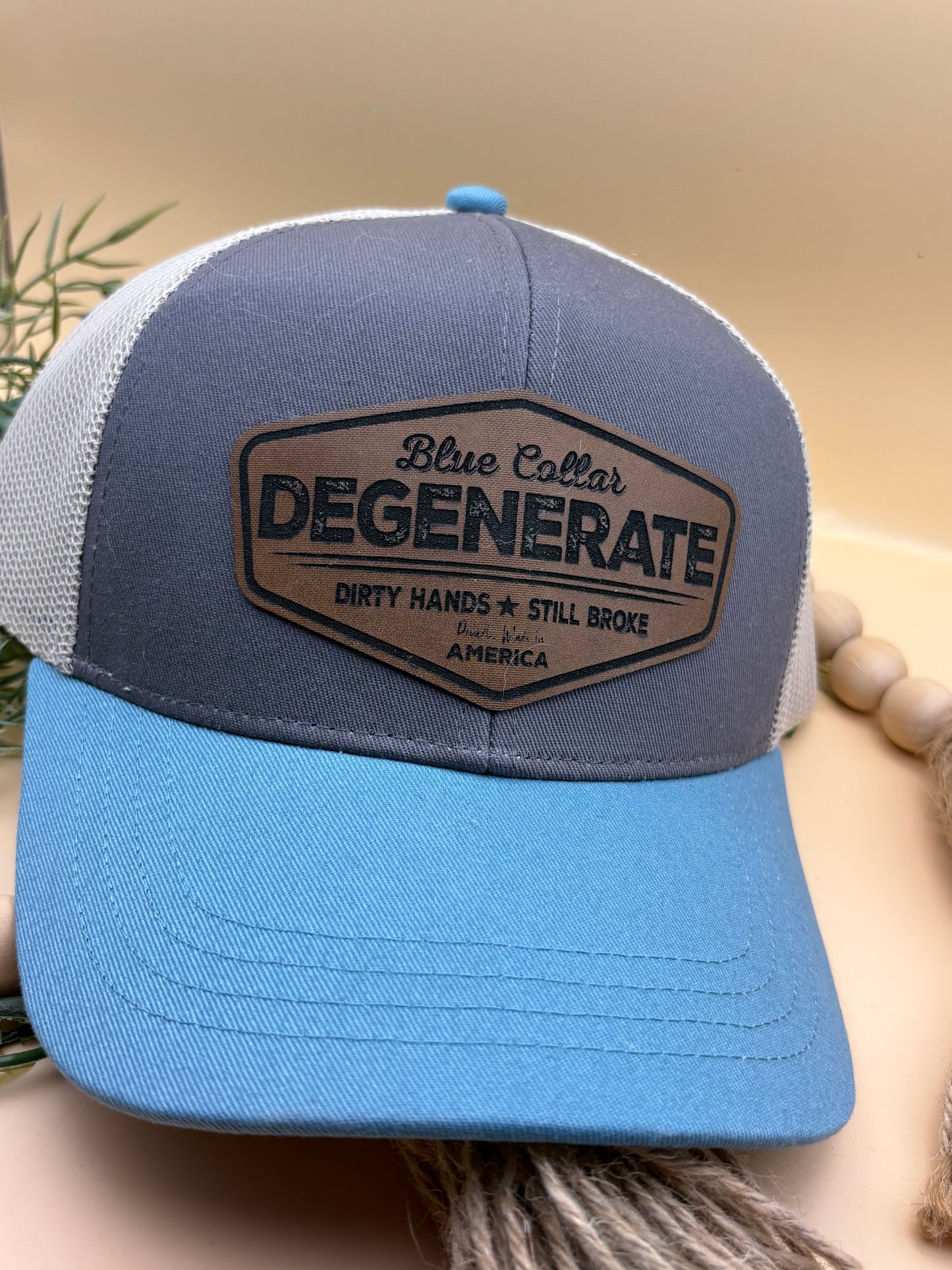 Blue Collar Degenerate Richardson Hat