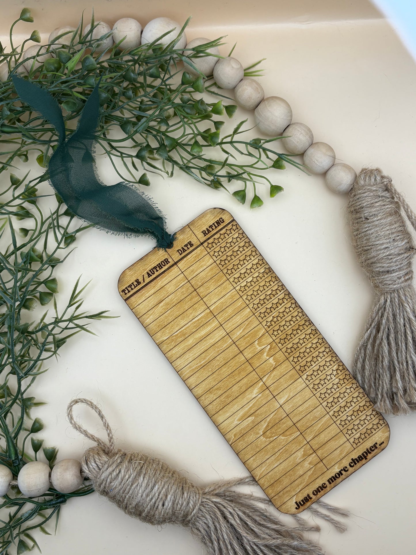 Reading Log Bookmark