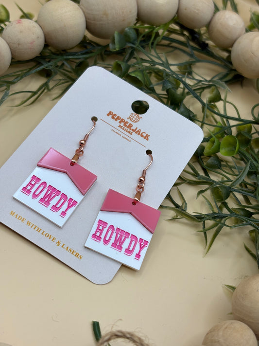 Howdy Cig Box Earrings