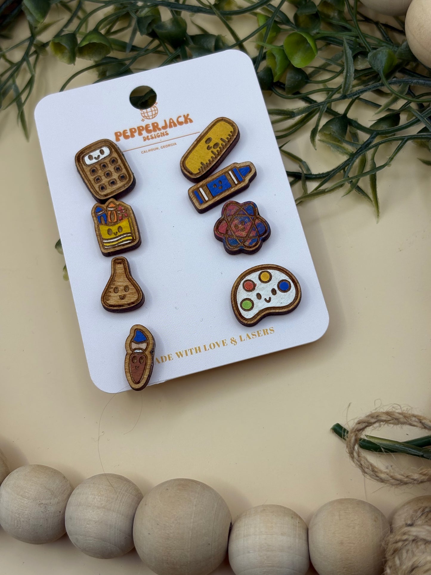 School Studs Set of 4 1.0