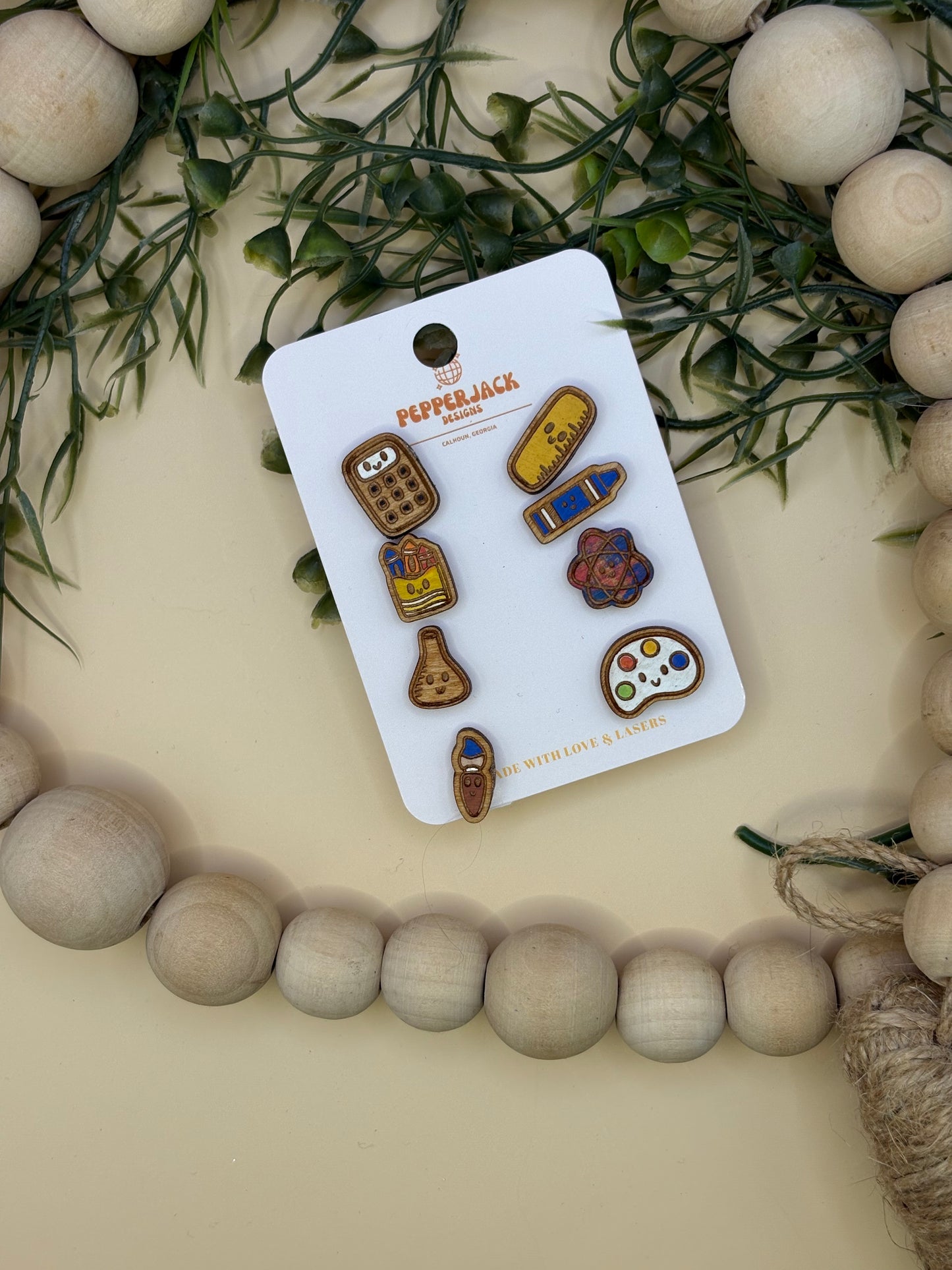 School Studs Set of 4 1.0