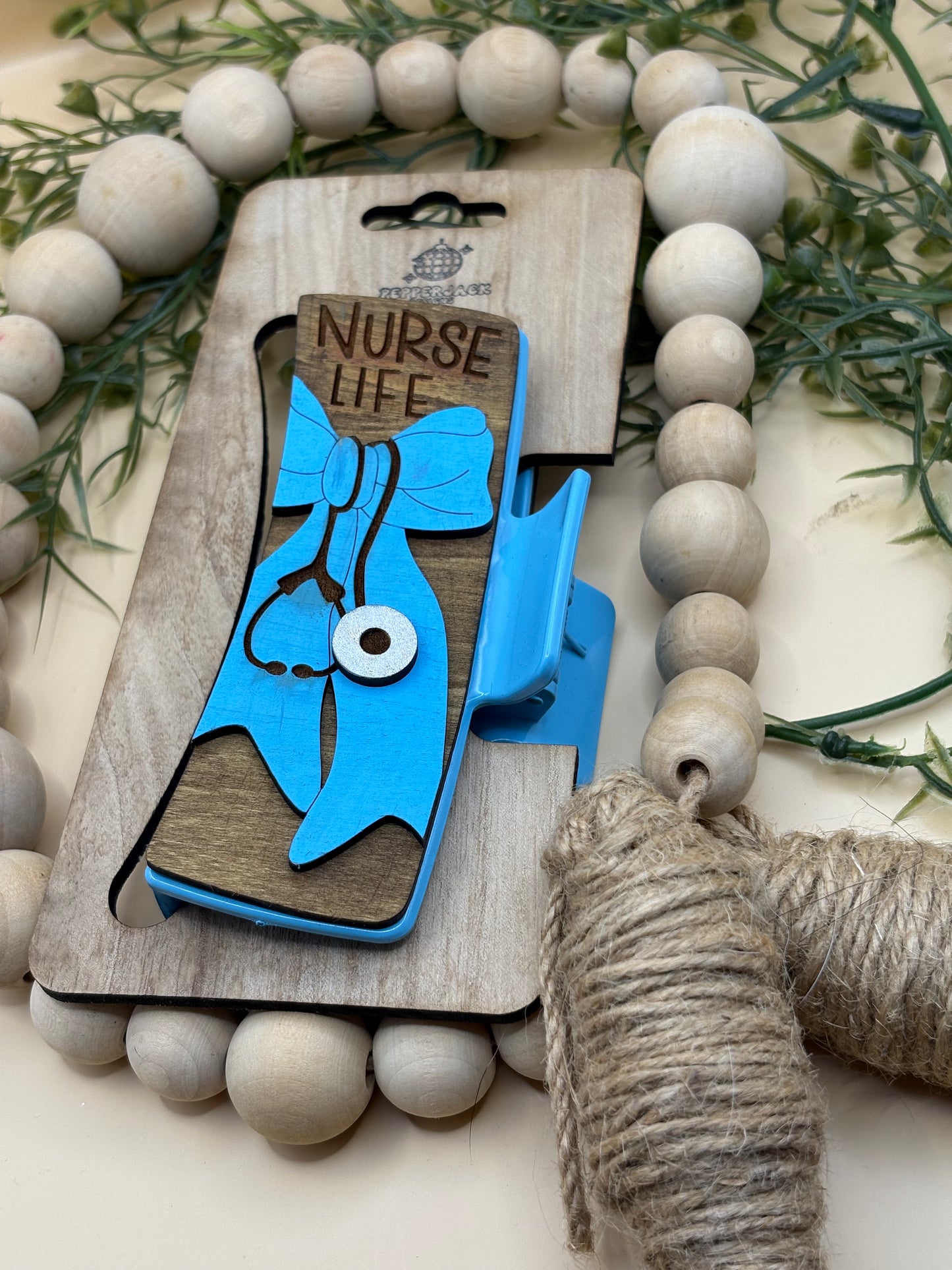 Nurse Life Jumbo Hair/Claw Clip