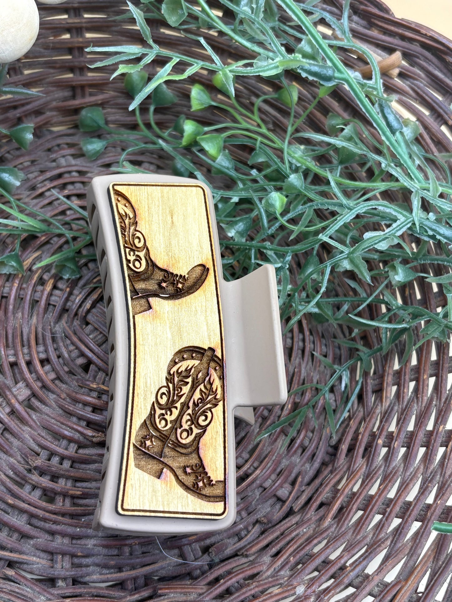 Cowboy Boot Claw Clip