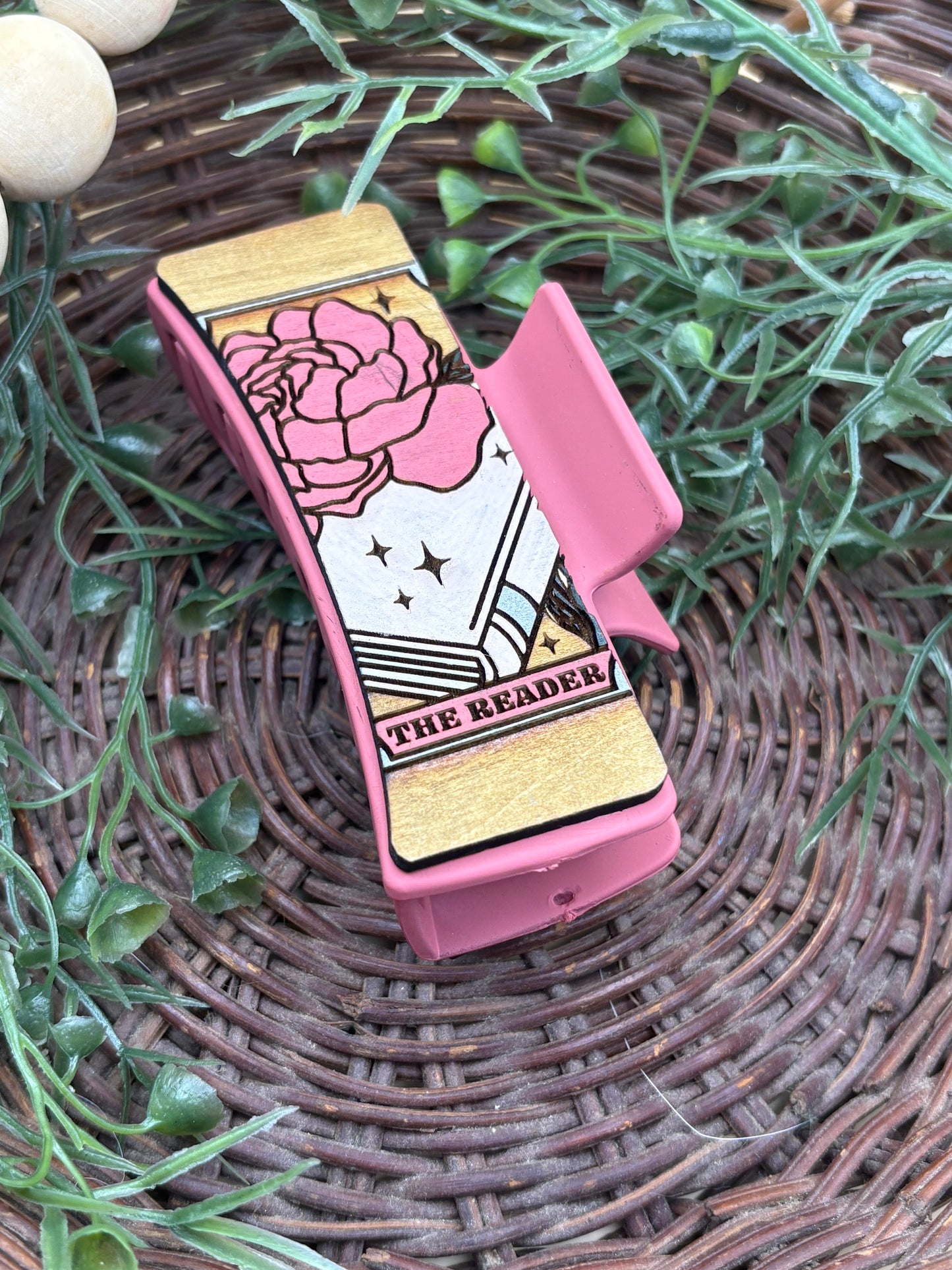 The Reader Tarot Card Hair/Claw Clip